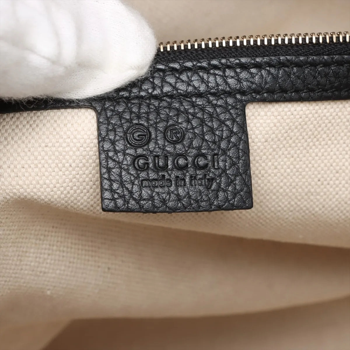Gucci Soho Leather Chain Shoulder Bag Black 536196