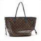 Louis Vuitton monogram x leather Neverfull INSIDE OUT MM M11946 brown x black