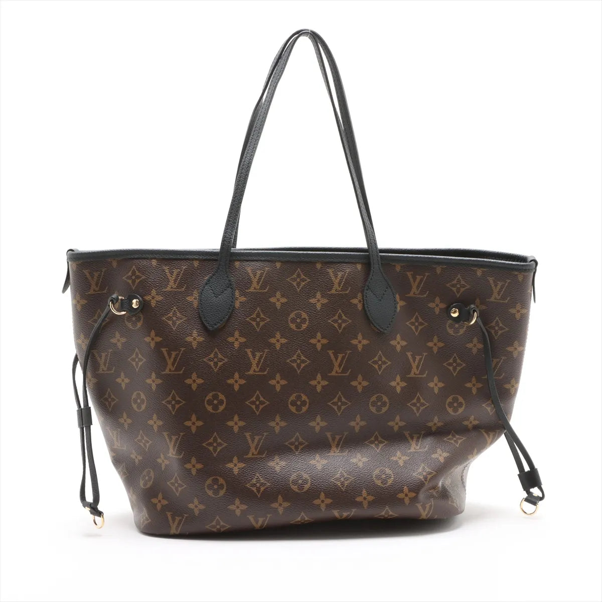 Louis Vuitton monogram x leather Neverfull INSIDE OUT MM M11946 brown x black