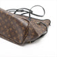 Louis Vuitton monogram x leather Neverfull INSIDE OUT MM M11946 brown x black