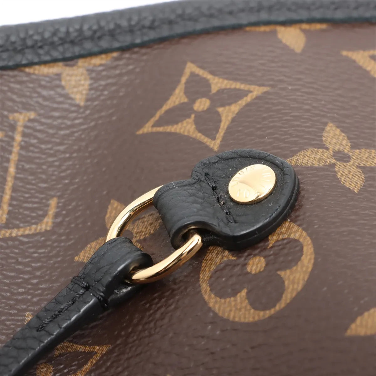 Louis Vuitton monogram x leather Neverfull INSIDE OUT MM M11946 brown x black