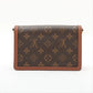 Louis Vuitton Monogram Reverse Walletfeuille Dauphine M68746 Brown