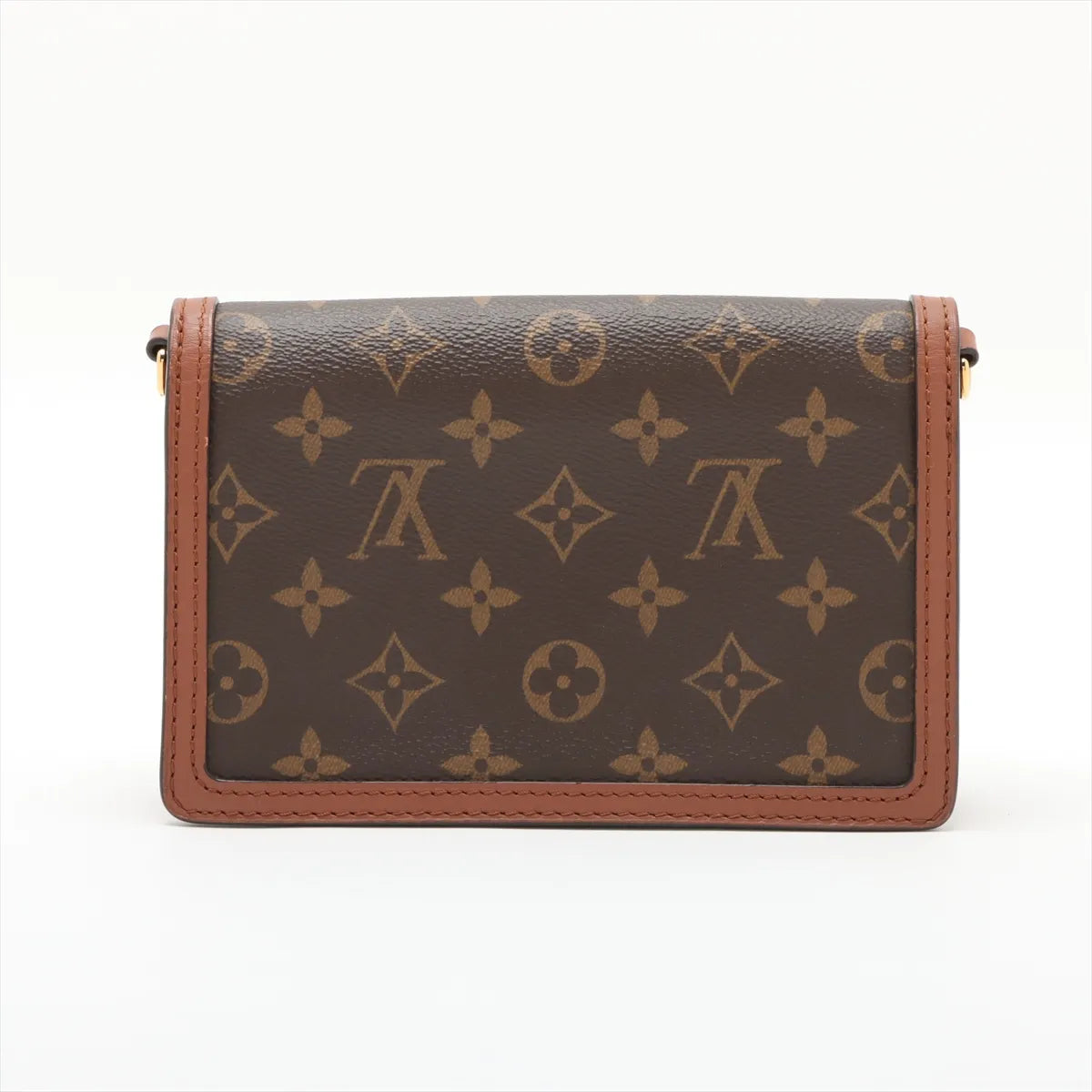 Louis Vuitton Monogram Reverse Walletfeuille Dauphine M68746 Brown