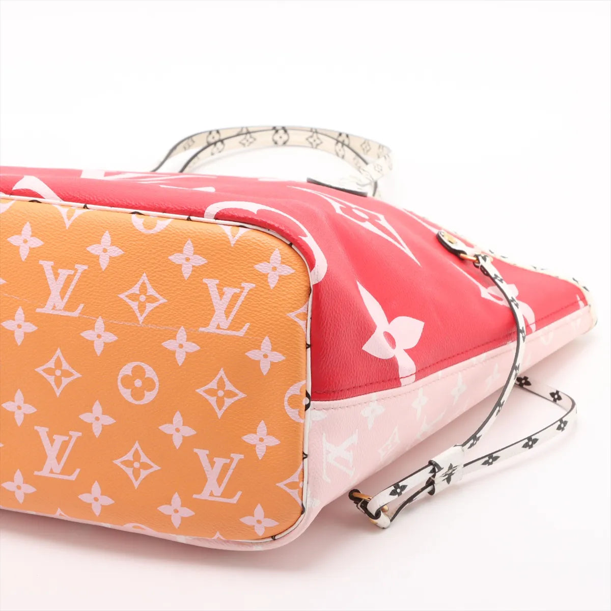 Louis Vuitton Monogram Giant Neverfull MM M44567 pink x red