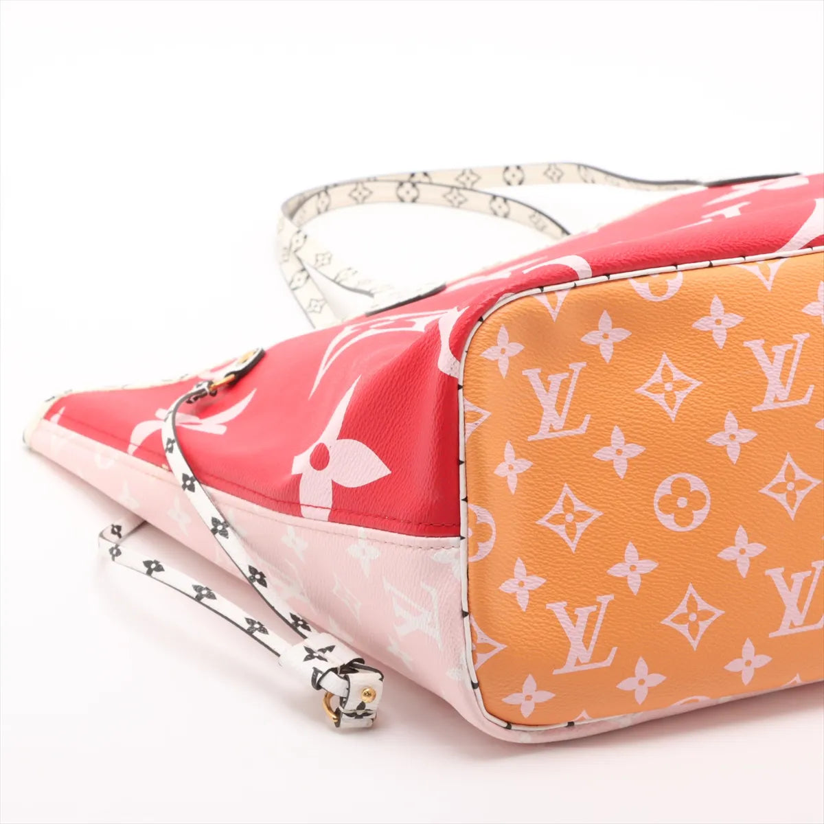 Louis Vuitton Monogram Giant Neverfull MM M44567 pink x red