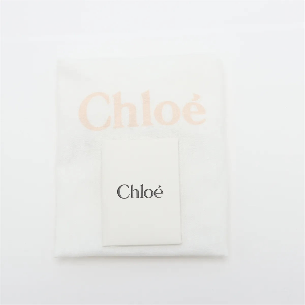 Chloe woody Mini canvas 2 Way Handbag Beige x green