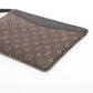 Louis Vuitton Monogram Dairy pouch M62048 TN3178 Brown