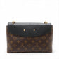 Louis Vuitton Monogram x Taurillon Saint-Placide M43714 Brown x black