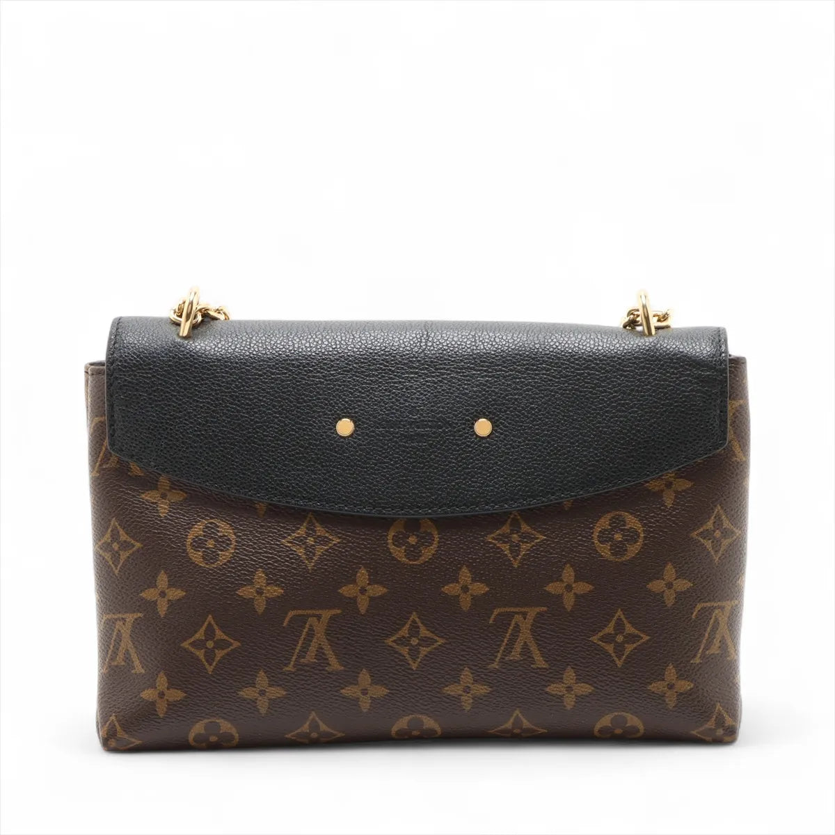 Louis Vuitton Monogram x Taurillon Saint-Placide M43714 Brown x black