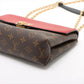 Louis Vuitton Monogram x Taurillon Saint-Placide M43713 Brown x red