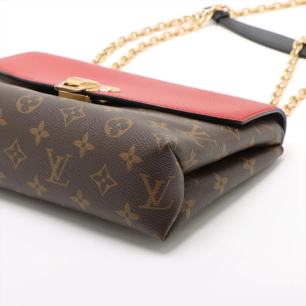 Louis Vuitton Monogram x Taurillon Saint-Placide M43713 Brown x red