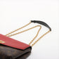 Louis Vuitton Monogram x Taurillon Saint-Placide M43713 Brown x red