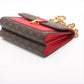 Louis Vuitton Monogram Victoire M41731 AH1108 Brown x red