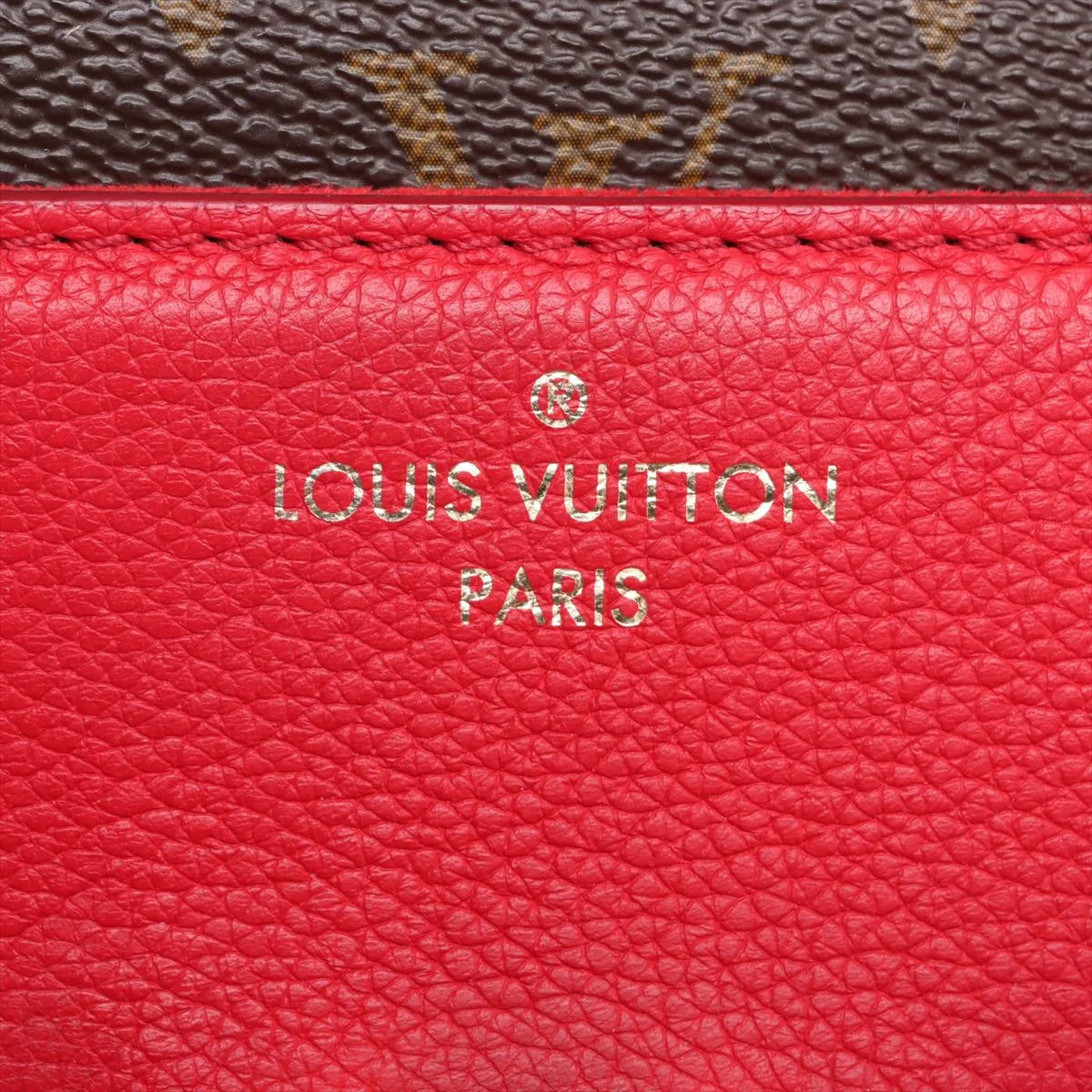 Louis Vuitton Monogram Victoire M41731 AH1108 Brown x red