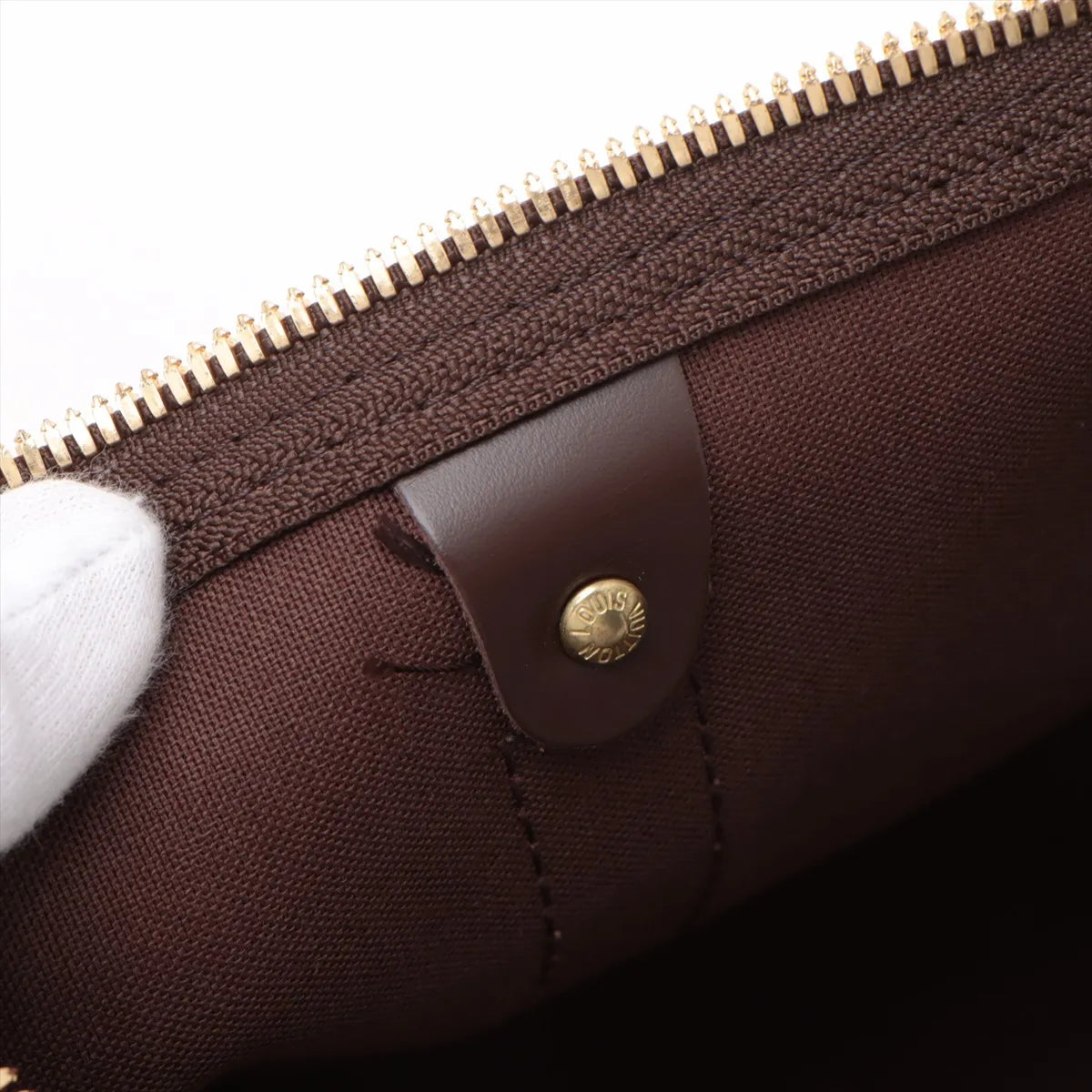 Louis Vuitton Damier Keepall Bandrière 55 N41414 MB0026 Brown