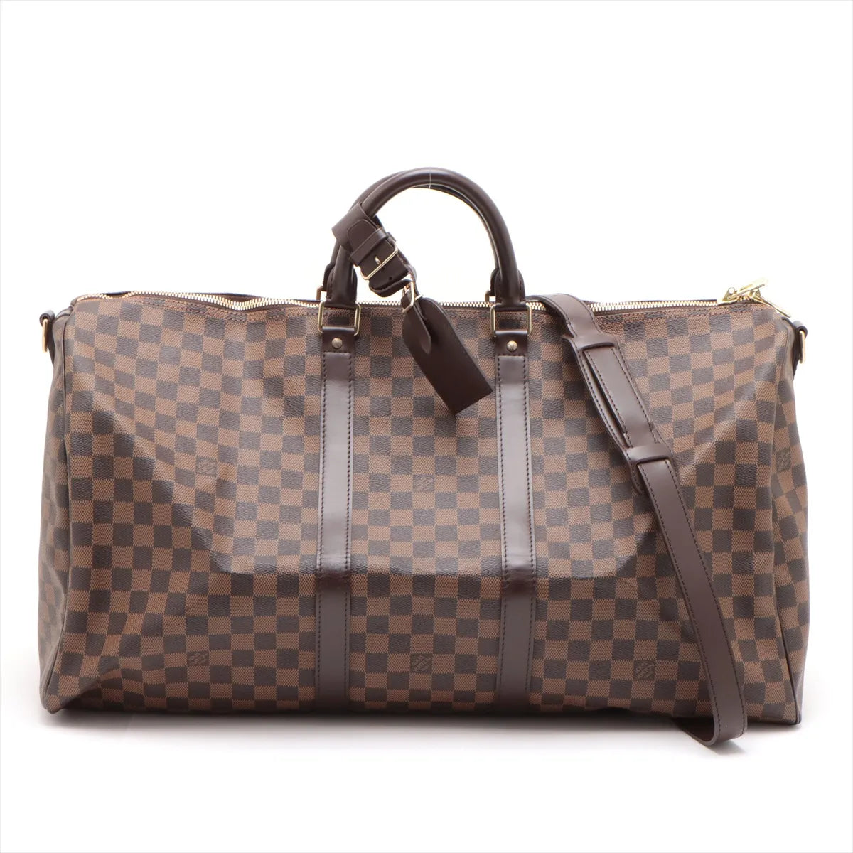 Louis Vuitton Damier Keepall Bandrière 55 N41414 MB0026 Brown