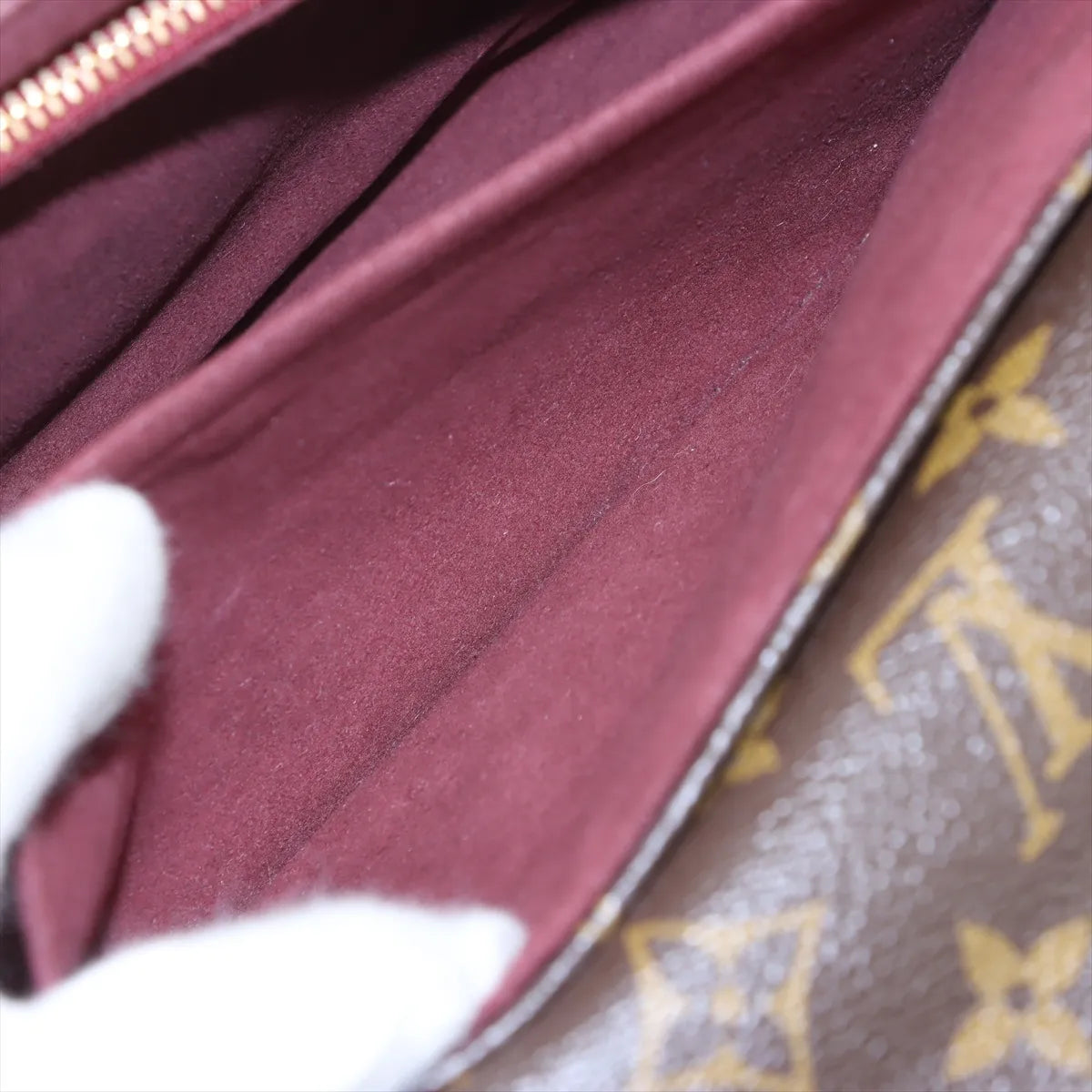 Louis Vuitton Monogram x Taurillon Saint-Placide M43715 Brown x bordeaux
