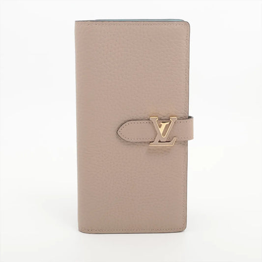 Louis Vuitton Taurillon LV vertical wallet M81367 Gare Long Wallet