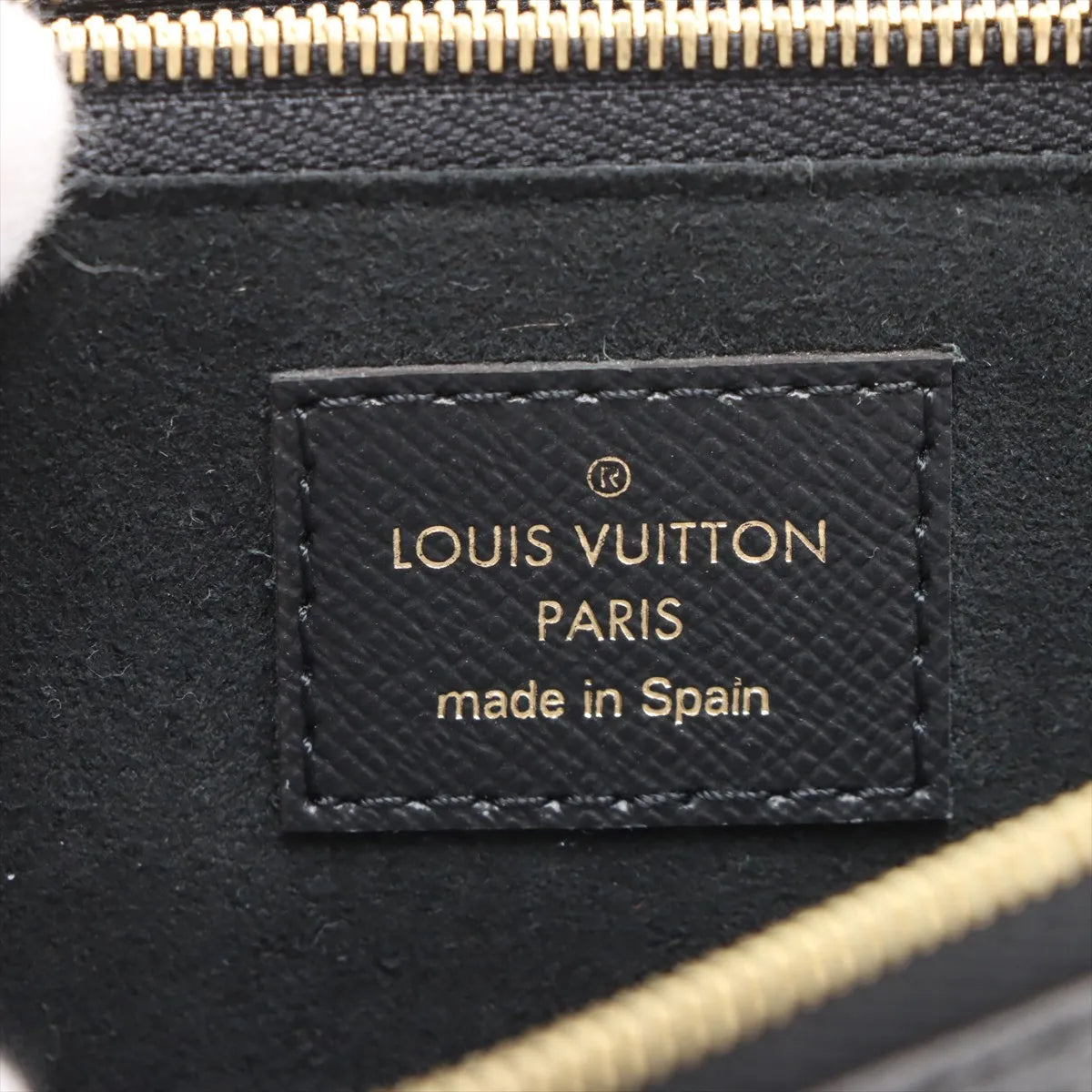 Louis Vuitton Monogram Jungle Double Pochette Zip M67874 GI2189 Black