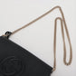 Gucci Soho Leather Chain Shoulder Bag Black 536224