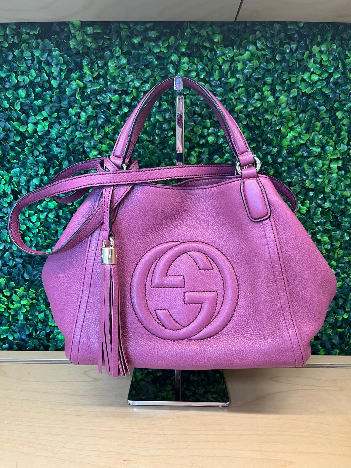 Gucci Soho Small 2Way Tote 336751, Grained Calf