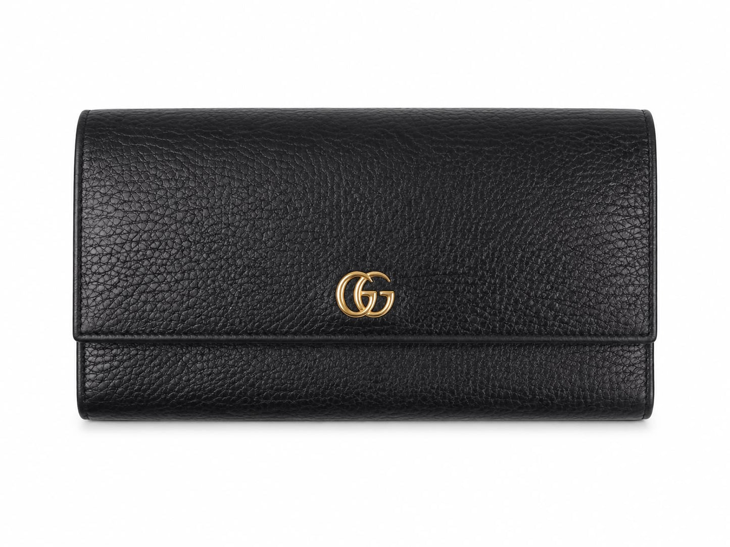 LSCCQ001003 Gucci Long Leather Wallet - Black