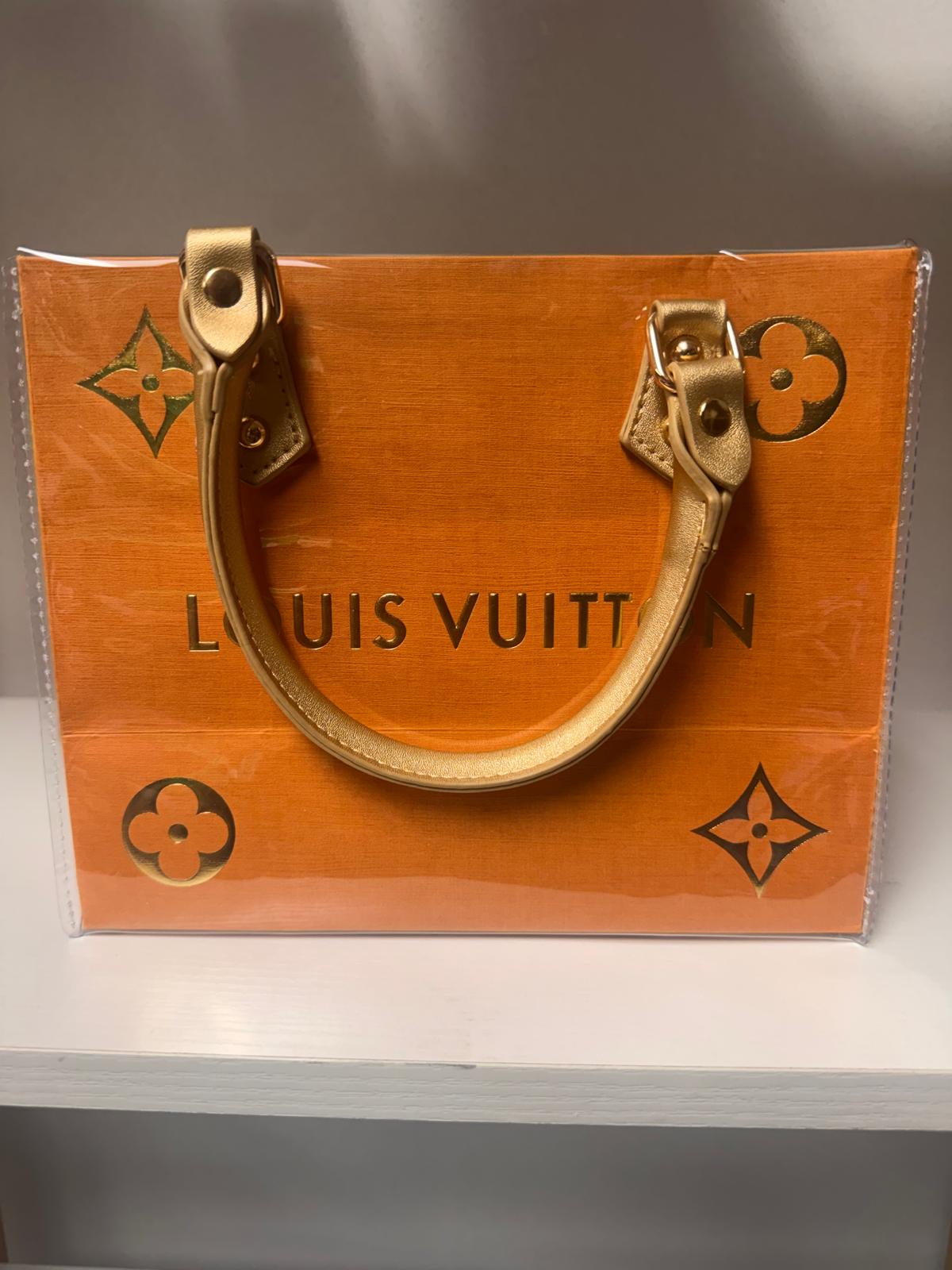 LV SHOPPING TOTE - GOLD SMALL