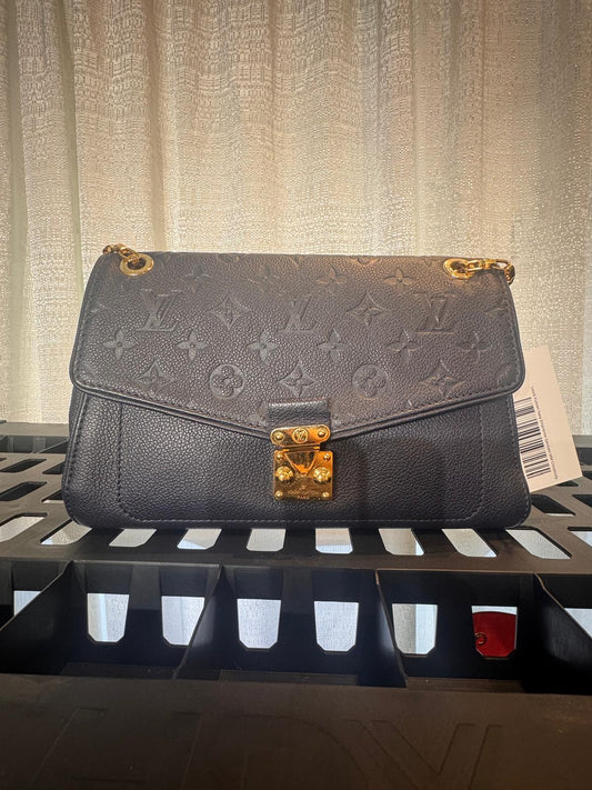 Louis Vuitton Navy Empreinte Germain MM Crossbody