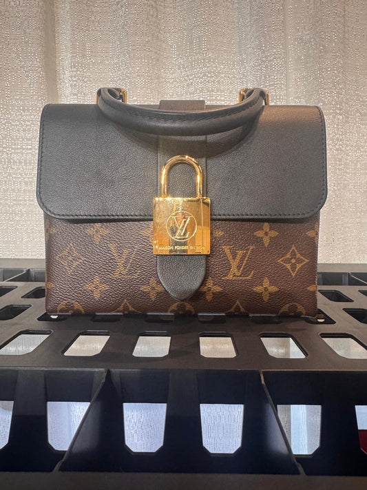 Louis Vuitton Monogram Black Lockme Bag