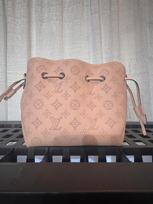 Louis Vuitton Pink Mahina Bucket Crossbody