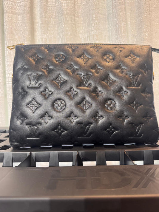 Louis Vuitton Black Coussin PM