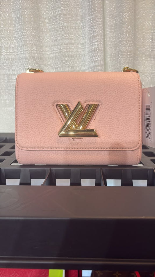 Louis Vuitton Pink Leather Twist PM
