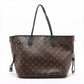 Louis Vuitton monogram x leather Neverfull INSIDE OUT MM M11946 brown x black