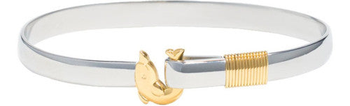 Dolphin Hook Bracelet 6mm 7.5”